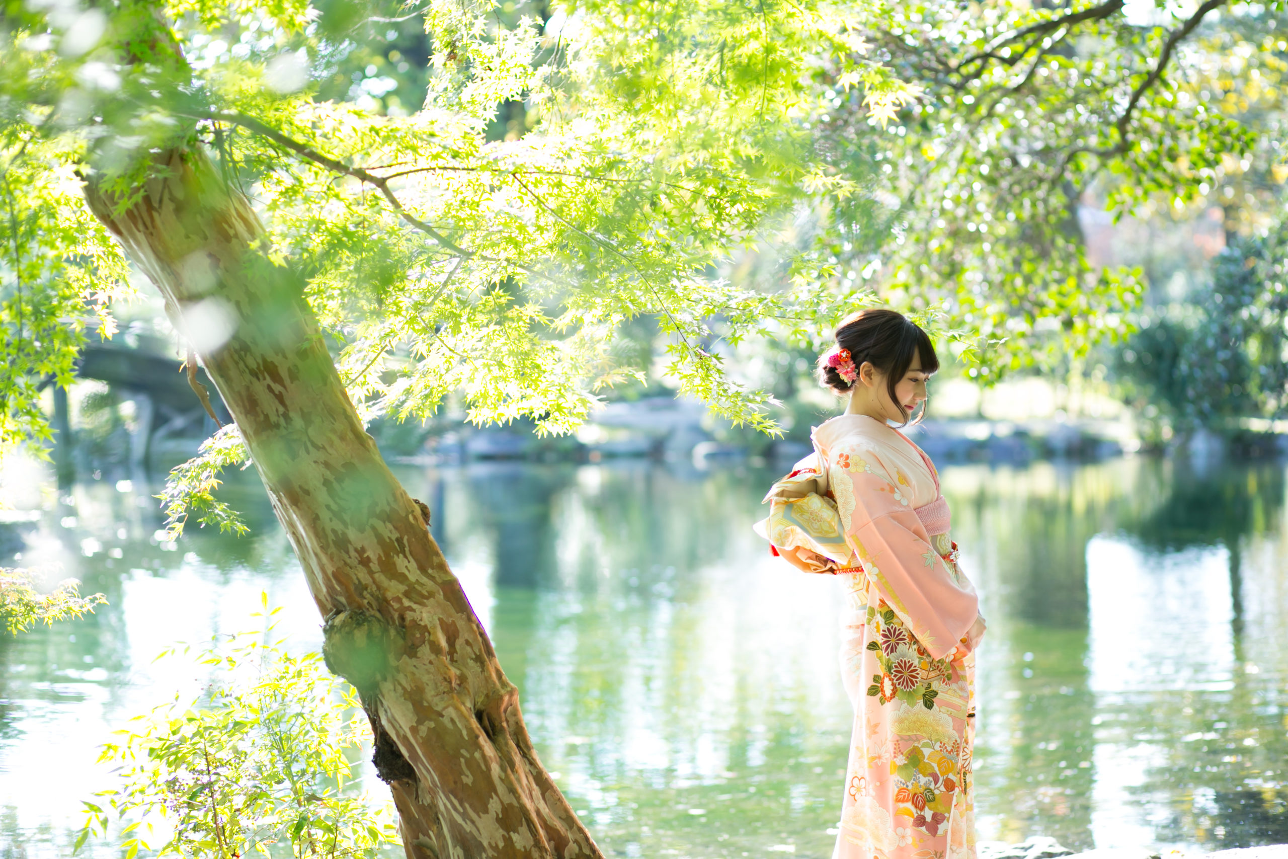 京都 東京での成人式や結婚式の着付け 前撮り 京の花嫁 家族挙式 家族婚のお仕度やロケーション撮影も承っております